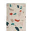 Terrazzo Cotton Abstract Area Rug in White/Red/Blue/Beige