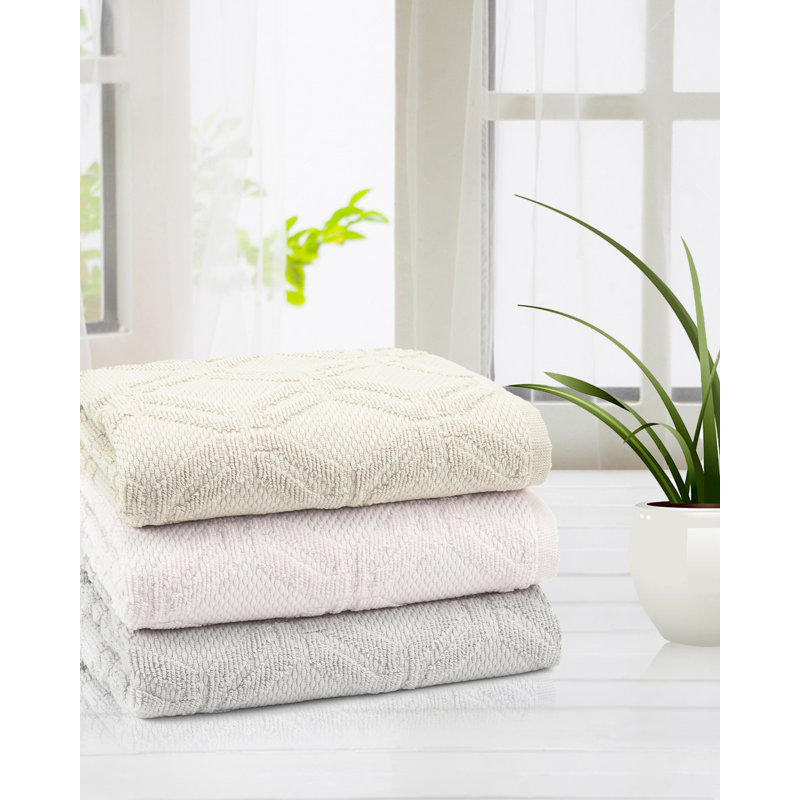 Thurton Turkish Cotton Hand Towel - Avena, Powder Pink