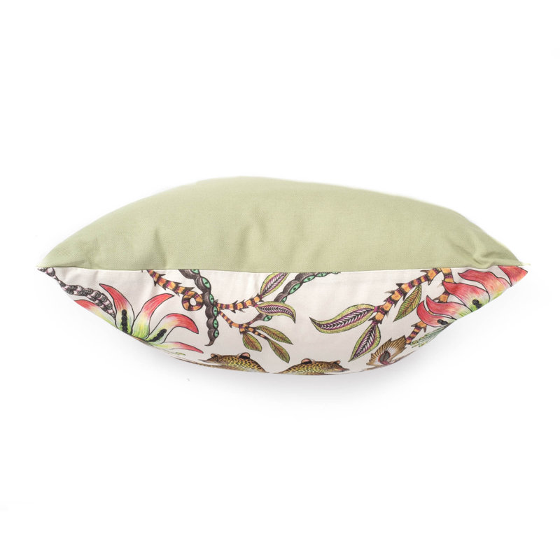 Ardmore Cotton Pillow, Parakeet