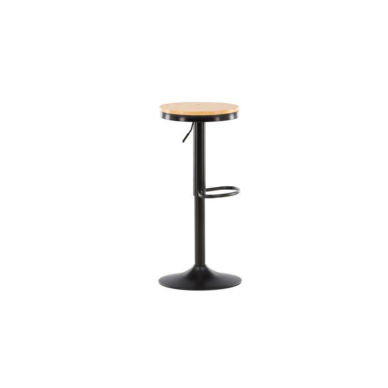 Batdorf Adjustable Height Counter Stool with Metal Frame