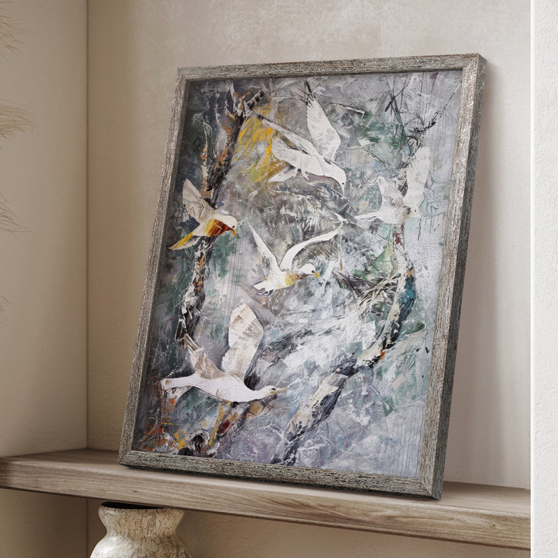 ANIMALS Series XVIII, reproduction encadrée - bois massif, H 15 po x l 12 po