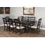 Murphey Extendable Mahogany Solid Wood Base Dining Table