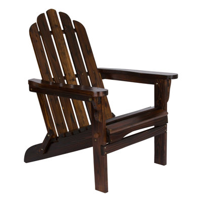 Breeona Solid Wood Folding Adirondack Chair by Rosecliff Heights