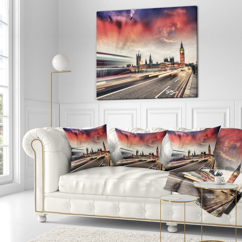Coussin lombaire cityscape photo london westminster bridge