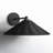 Lilliana Armed Sconce in Matte Black-1247417043