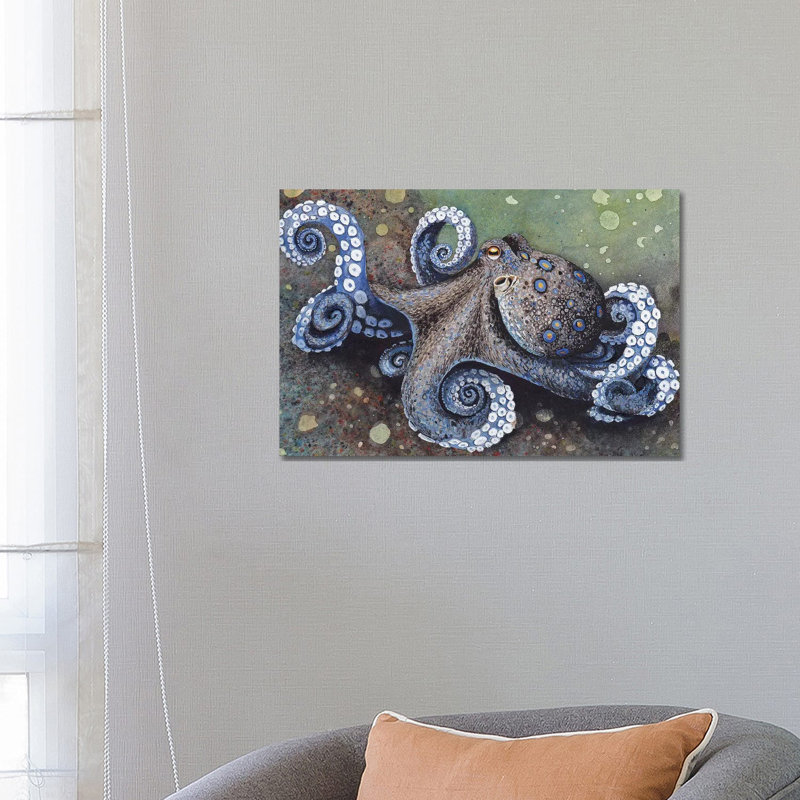 « Entretoise » par Maggie Vandewalle-reproduction d’art, H 18 po x l 26 po x P 1,5 po, Toile tendue, Pas de tapis