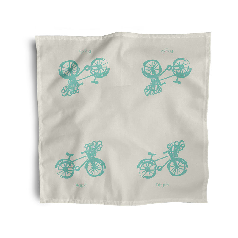 Heliodoro Polyester Americana Napkins, Aqua