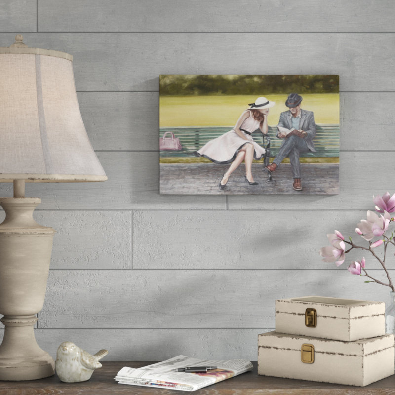 «Prologue», peinture sur toile, H 12 po x l 18 po