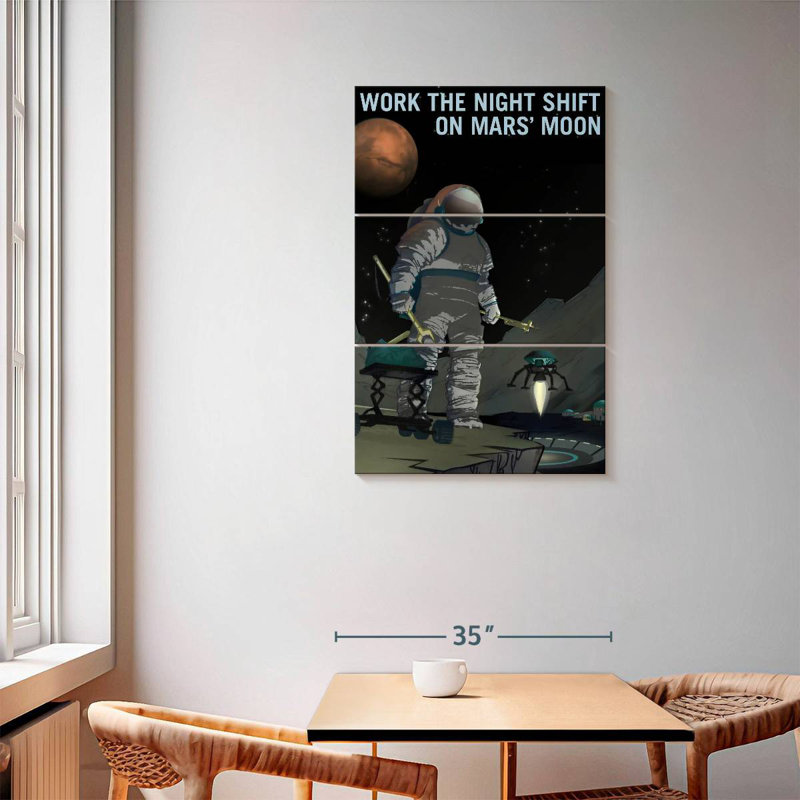 «Oberle Mars Explorers Wanted», affiche VI, H 57 po x l 36 po