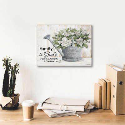 «Family is God Greatest Blessing» par Cindy Jacobs, art mural sur toile