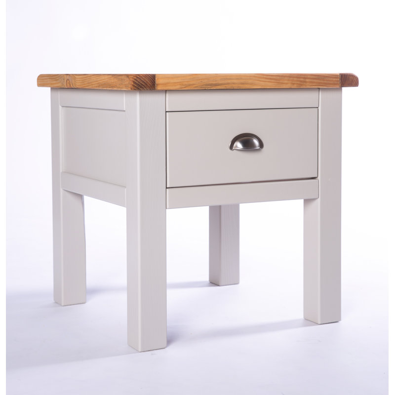 Brennen End Table, Silver