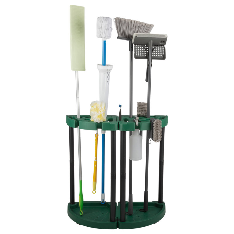 Green and Black Plastic Corner Tool Organizer 2-Pack