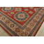 Tapis unique en laine noué à la main rouge / beige / bleu de 8 pi 10 po x 12 pi 4 po Hetherington