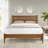 Ashlie Queen Size Solid Wood Bed-351945627