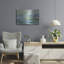 «Pastel Blue Sea» par Silvia Vassileva, art mural en métal-1442258494