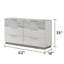 Commode 6 tiroirs Woodbridge - blanc