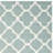 Rodgers Hand Woven Flat Weave Banana Silk/Wool/Cotton Geometric Rug in Ivory/Blue-310526137