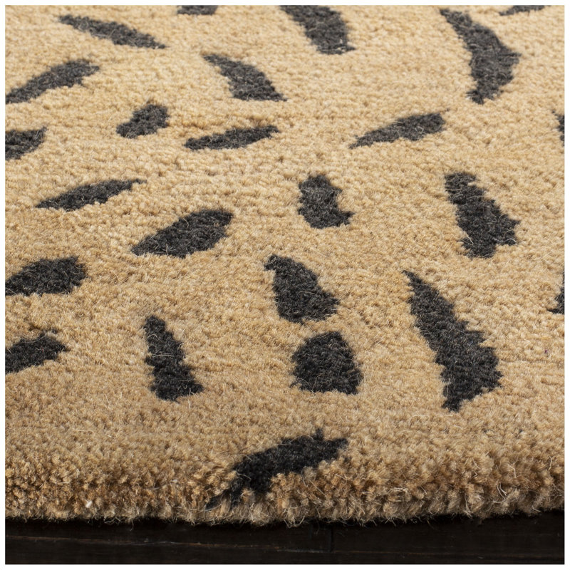Breanna Hand Tufted Wool Animal Print Indoor Rug, Runner 2'6" x 8'