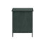 Accent Table With Blue Veneer - Practical Storage Solution For Home Decor Side Drawer Antique Living Room