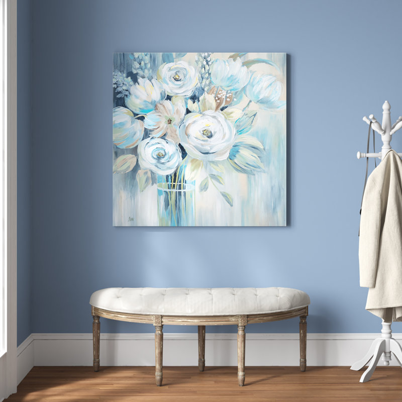 « à l’huile », peinture à l’huile sur toile tendue, H 40 po x l 40 po x P 1,5 po