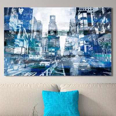 « times square ii », reproduction d’impression sur toile tendue