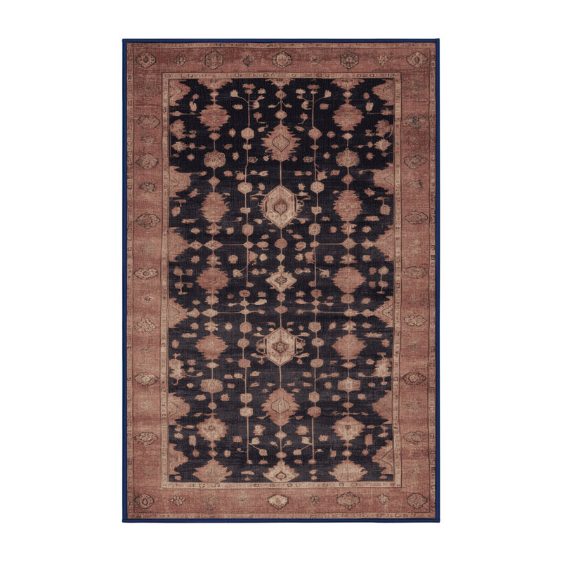 Tapis mauve lavable à la machine, Tapis de couloir 2 pi x 4 pi