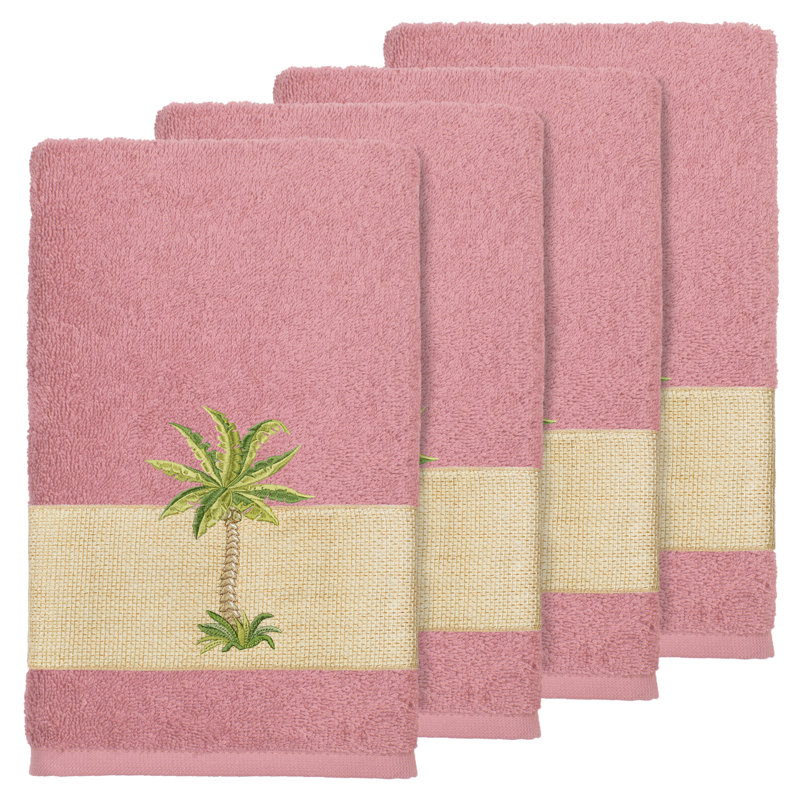 Colton Turkish Cotton Hand Towel, Tea Rose