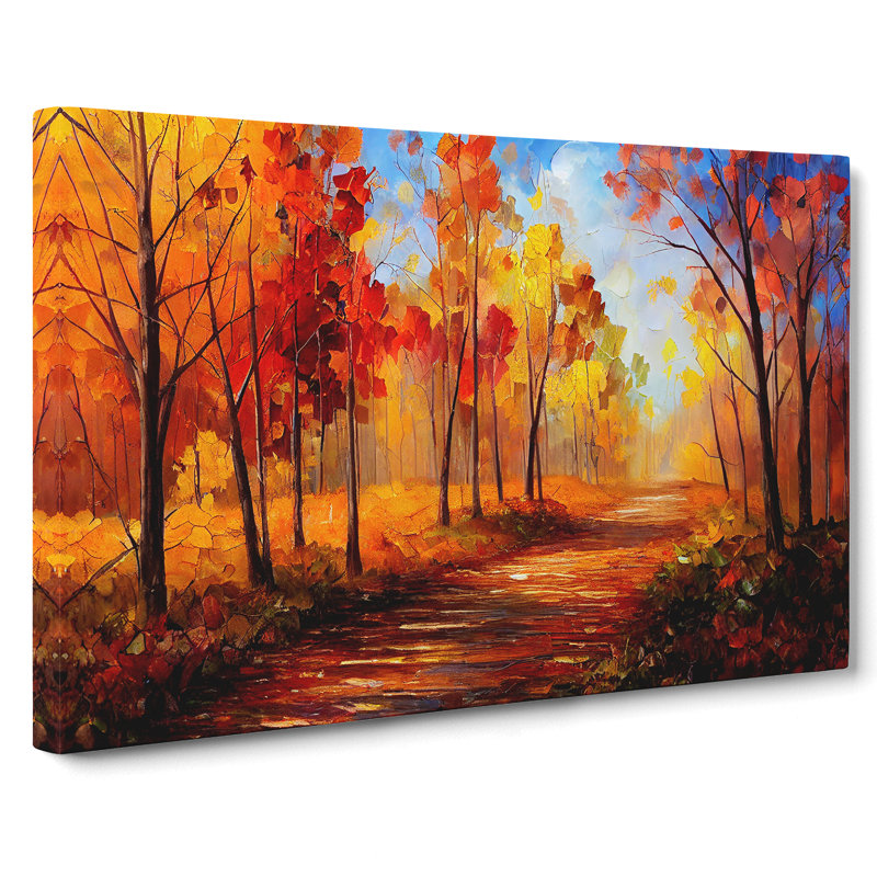 Amazing Autumn Forest Vol.1 - Wrapped Canvas, 50cm H x 76cm W x 3cm D