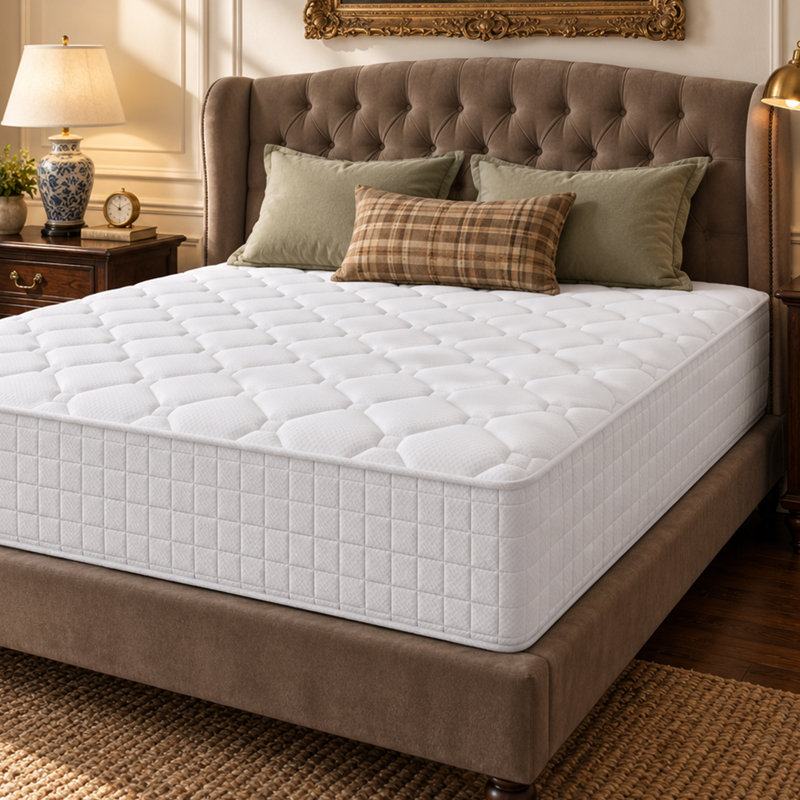 Matelas hybrides rafraîchissants en mousse à mémoire de forme gel de 10 po/12 po/14 po livrés en boîte, 14, Lit double