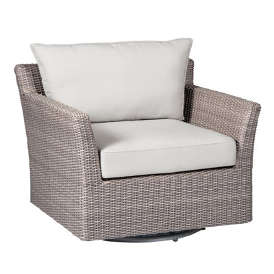 Club Woven Swivel Glider - Oyster