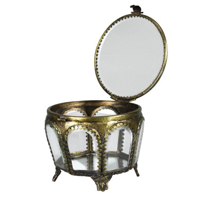 Boîte à bijoux - verre arqué