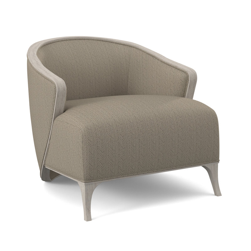 Penegrine Lounge Chair, Bisque, Sunny Linen