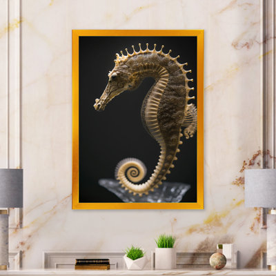 Reproduction d'art gracieux «Seahorse» - animaux, hippocampe