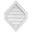 Vertical Peaked Surface Mount Signature Urethane Non-Functional Gable Vent 13/12 Pitch Primed Tan-101822343