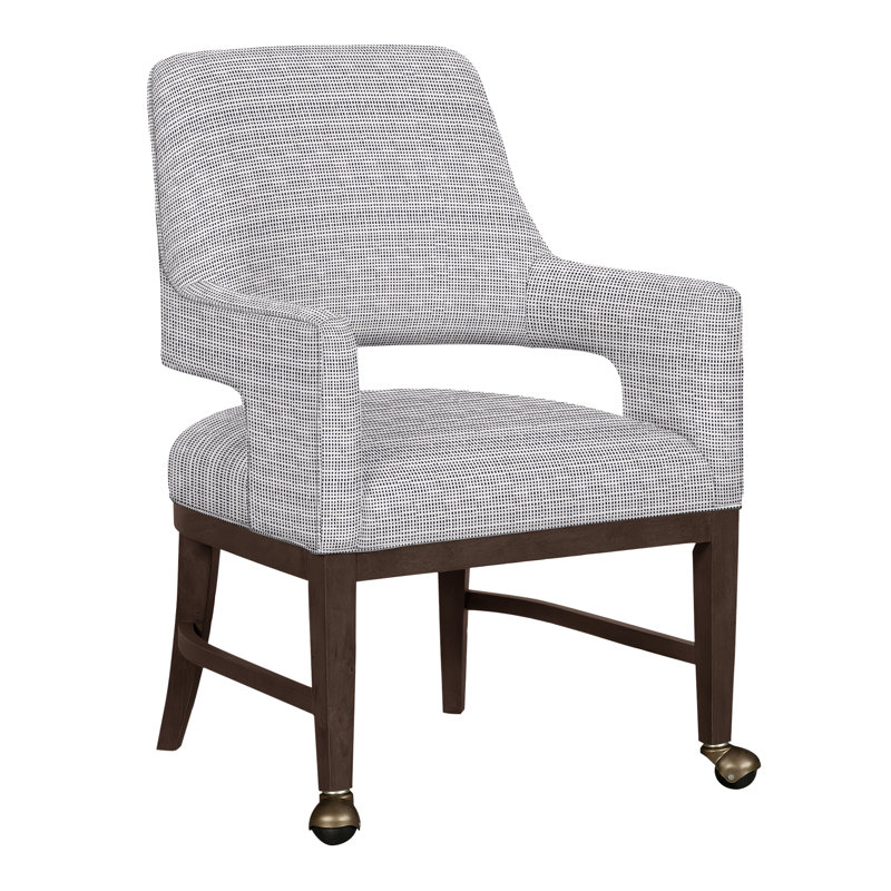Chaise avec accoudoirs Josie Grande, Encre Perigold Rest, Noisette