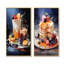 Expressive Cravings Desserts - Ensemble de 2 desserts muraux Desserts-102569863-102569867