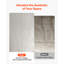 Dalles de plafond en PVC 24 x 48 po, paquet de 10, aspect marbre blanc, panneaux en mousse de PVC, fixation sur grille, résistants à l'eau, découpe flexible, faciles à nettoyer, finition décorative moderne pour la maison et les bureaux.