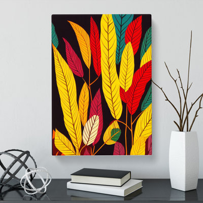 Autumn Forest Leaves Vol.2 - Wrapped Canvas Print