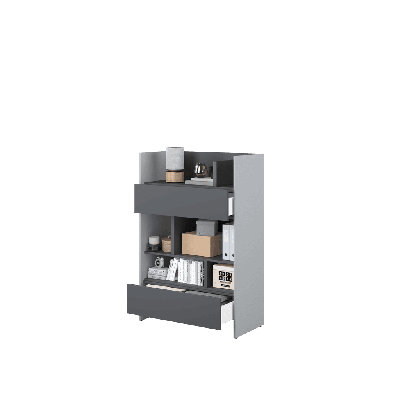 Babajide 138cm H x 92cm W Standard Bookcase
