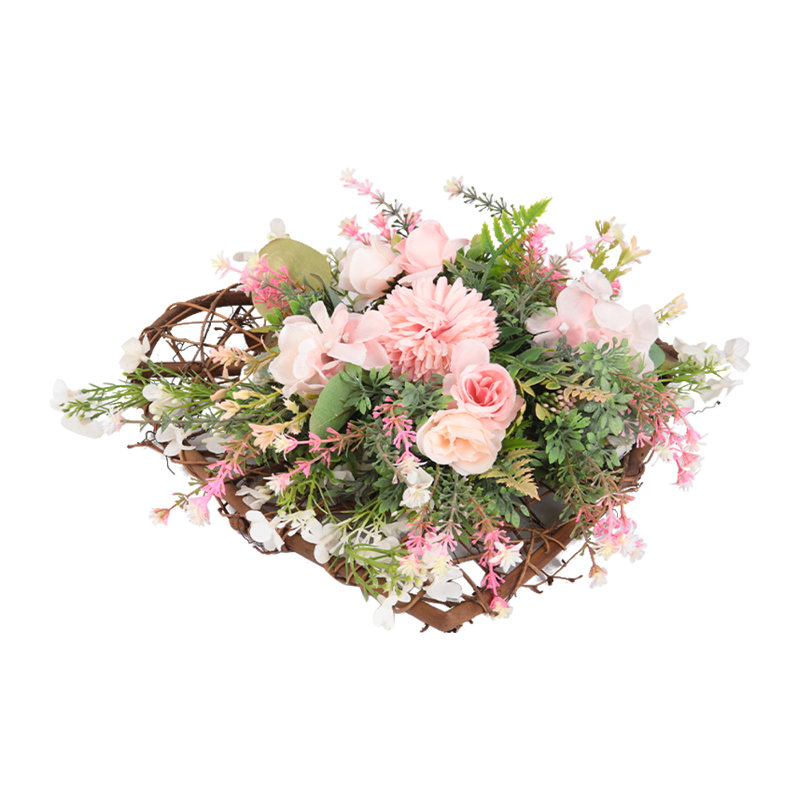 Faux Lighted 30cm Wreath