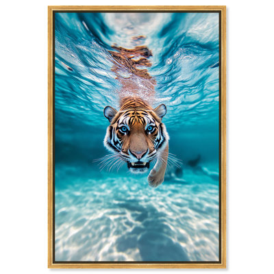 Art, art moderne, toile, oeil du tigre