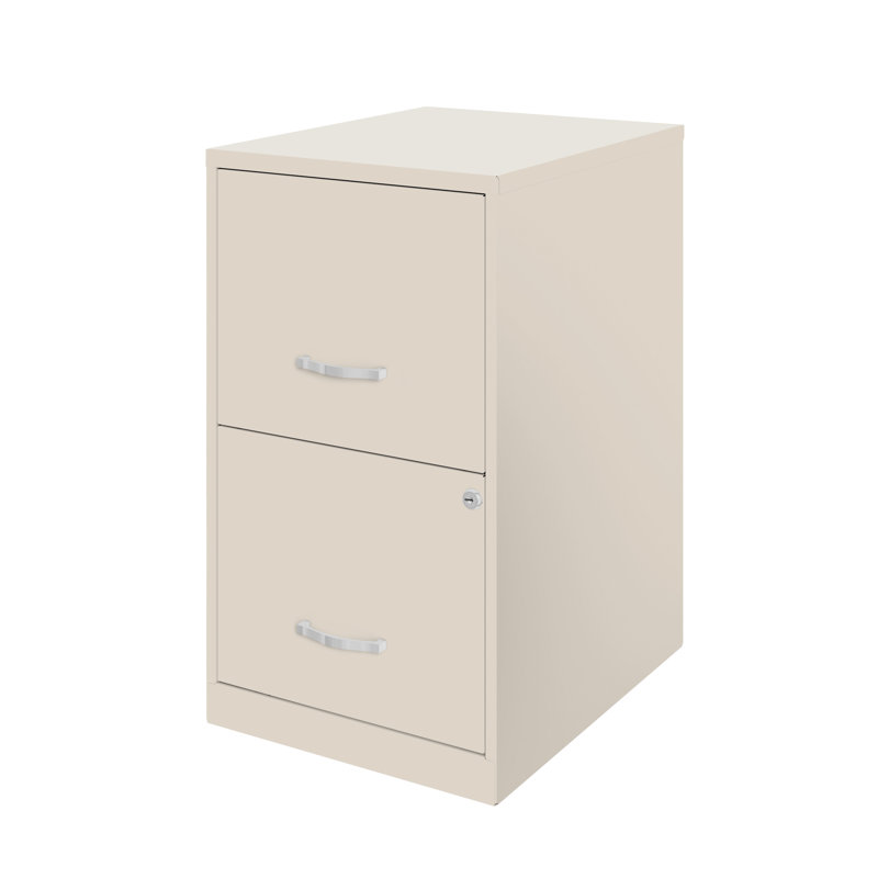 Stone 2-Drawer Lockable Vertical Metal File Cabinet