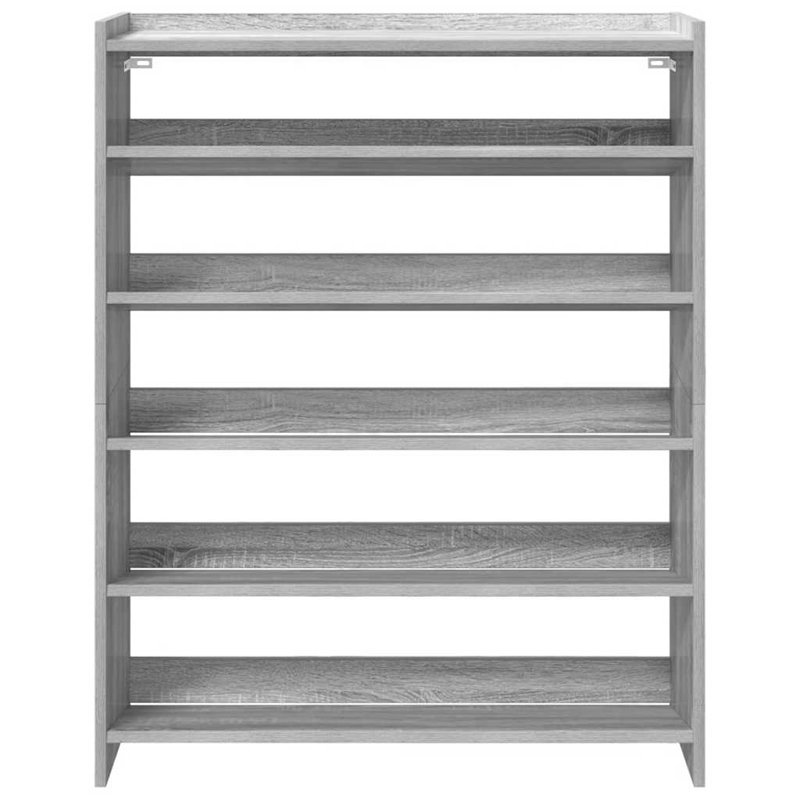 18 Pair Shoe Rack, Grey Sonoma