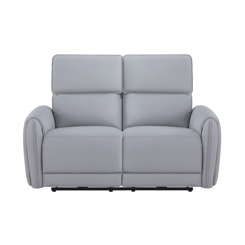 Causeuse électrique en cuir synthétique Jeromie avec port USB