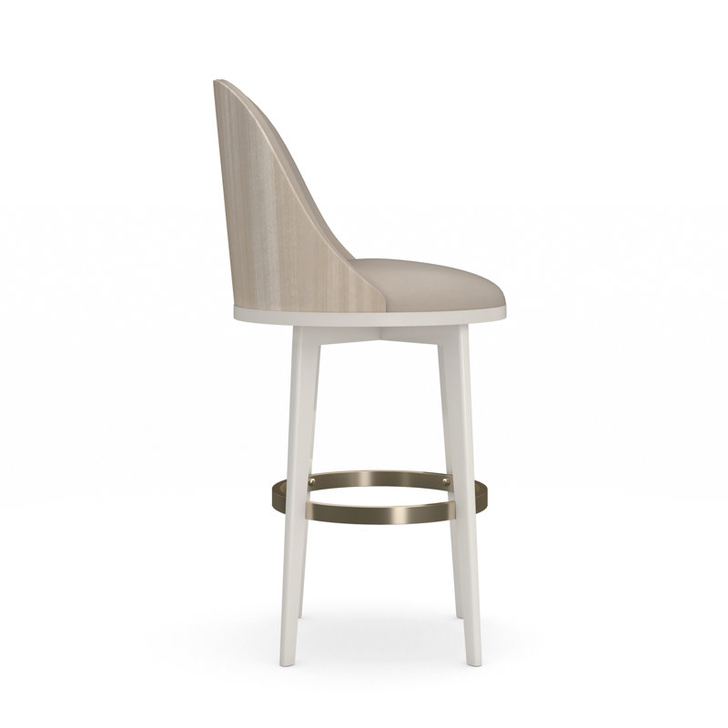 Another Round Upholstered Counter Stool