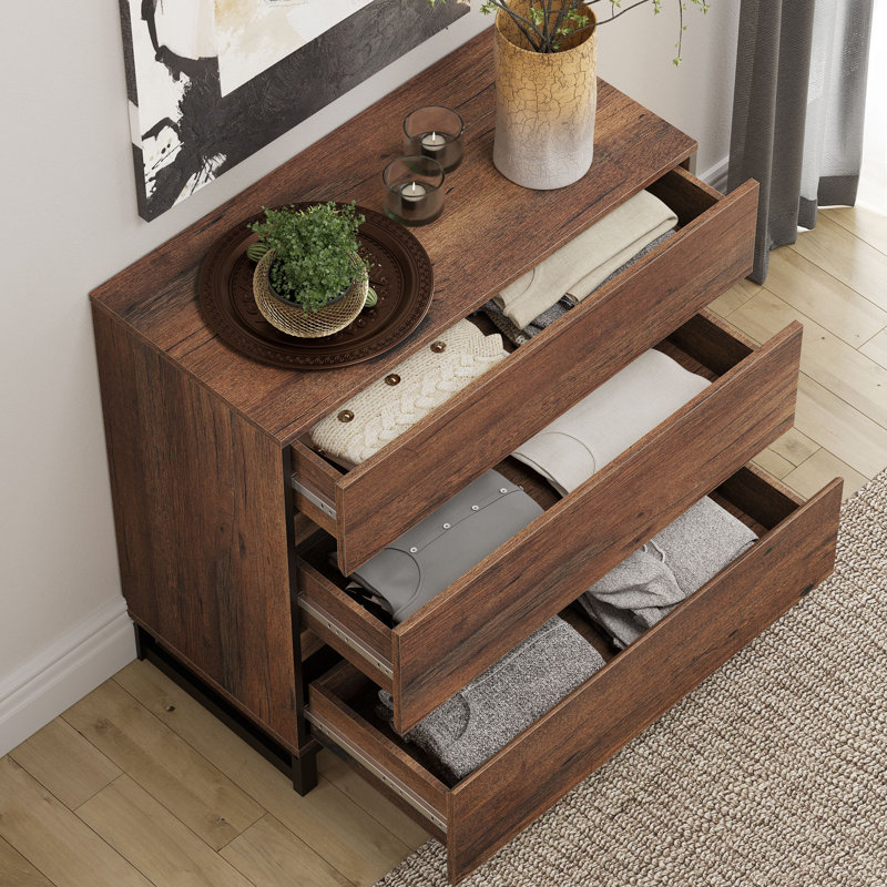 64'' W 6 - Drawer Dresser, Dark Walnut