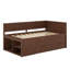Lit de jour avec tiroirs et tablettes-443369925