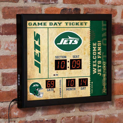 Horloge murale New York Jets