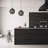 16.25"W Modern Black Abstract Globe Metal Pendant Light