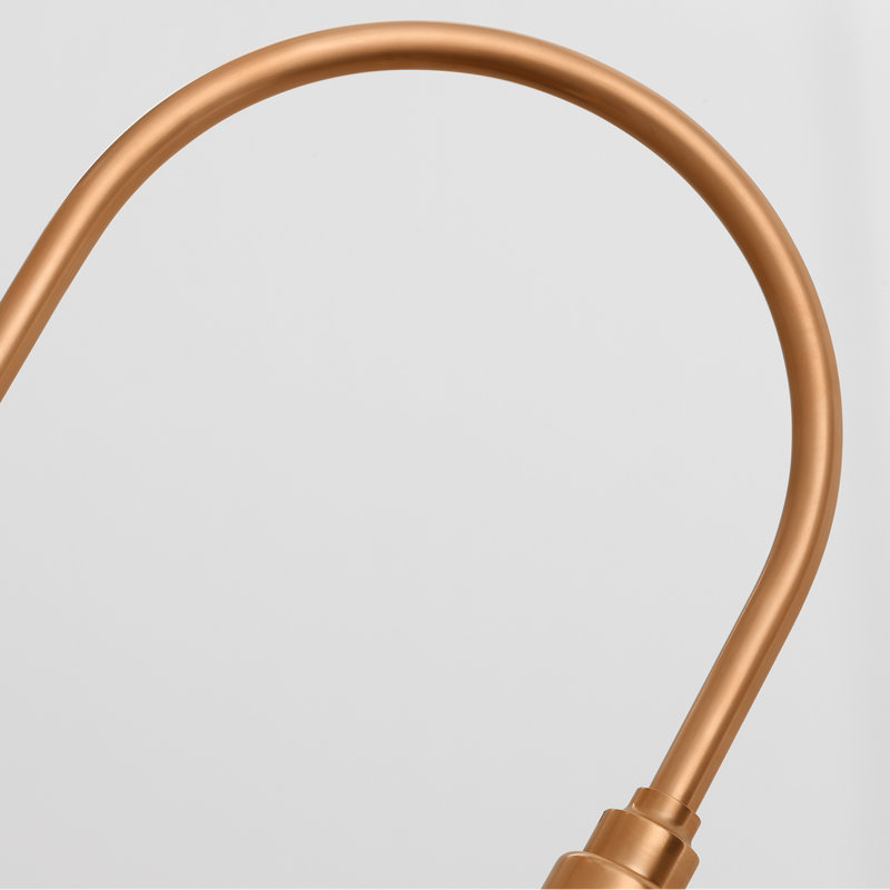 Thomas O'Brien, "Academy 26" Angled Flynn Barn Light in Soft Copper with 12.5" Conical Savannah Shade